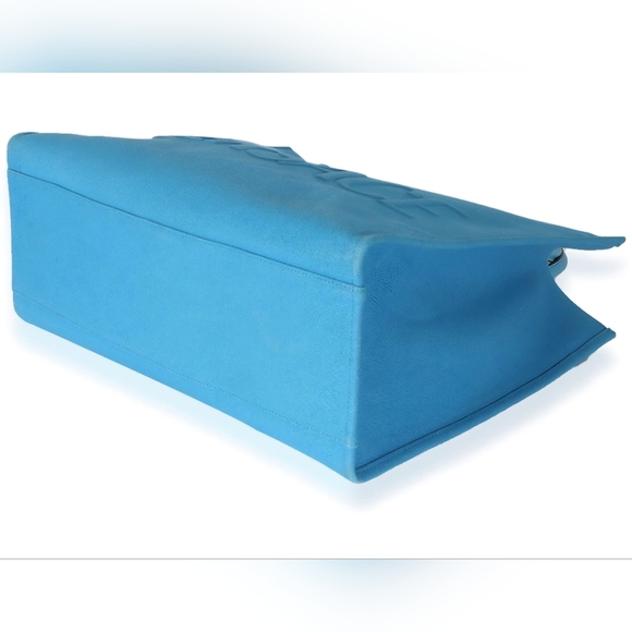 Versace La Medusa Blue Women's Canvas Logo Tote RETAIL $1922 (COA incuded) - Picture 5 of 14